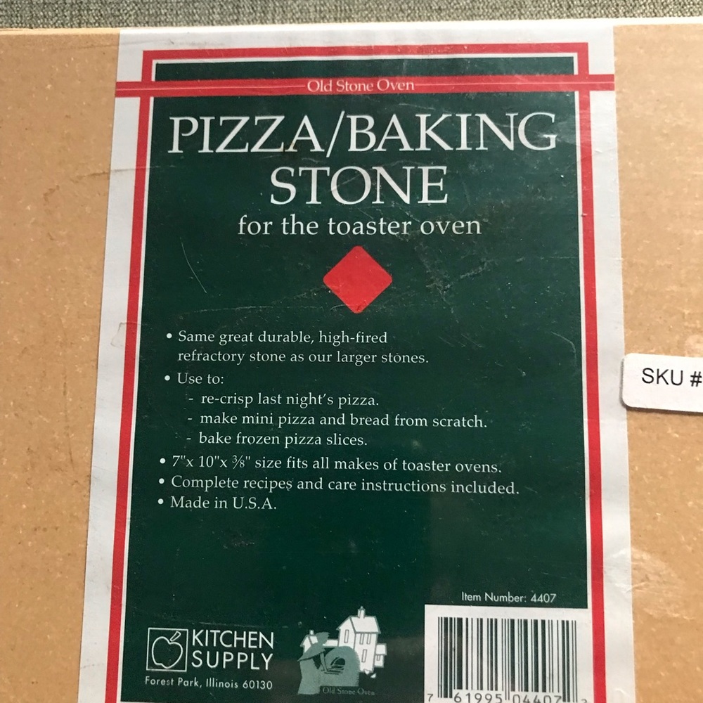 PIZZA/BAKING STONE!